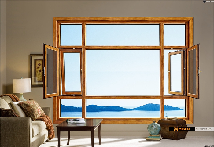 108 broken bridge casement window series
